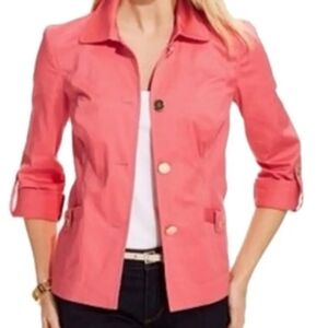 Charter Club Women pink cotton/spandex jacket Size 3X